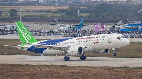 China’s homegrown C919 aircraft arrives in Hong Kong in maiden flight outside the mainland